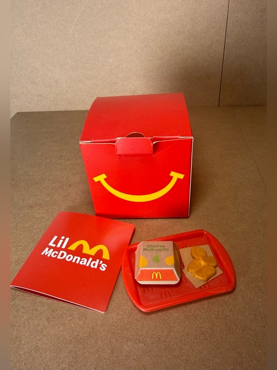 McDonald's Other - McDonald's 2025 Happy Meal Lil McDonald's  4 PC Chicken McNuggets Kids Toy NWT